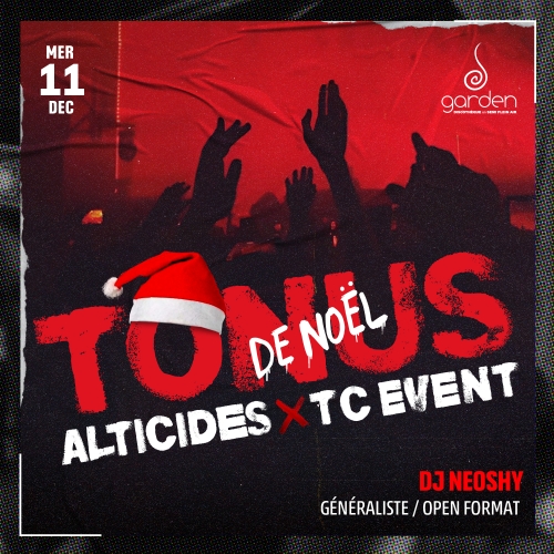 Mercredi 11 Décembre – TONUS DE NOËL (Dj Neoshy)